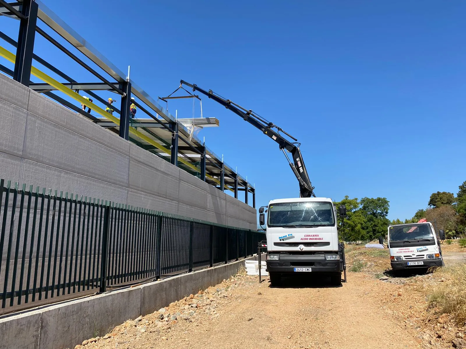 Obra Renfe Badajoz (taller reparacion para trenes ), foto 8 de 10